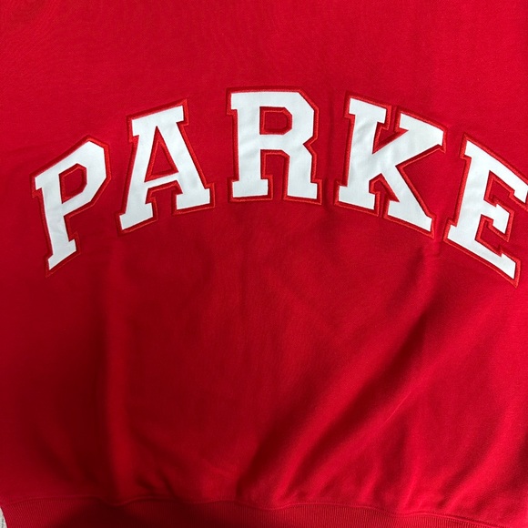 Parke Women's Bold Red Sweatshirt - Picture 3 of 6